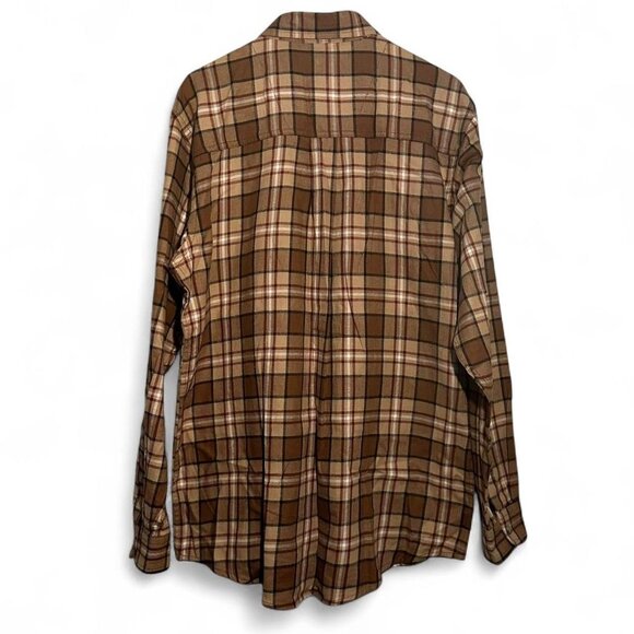 Wrangler Rugged Wear Plaid Button Down Long Sleeve Shirt - Picture 6 of 6